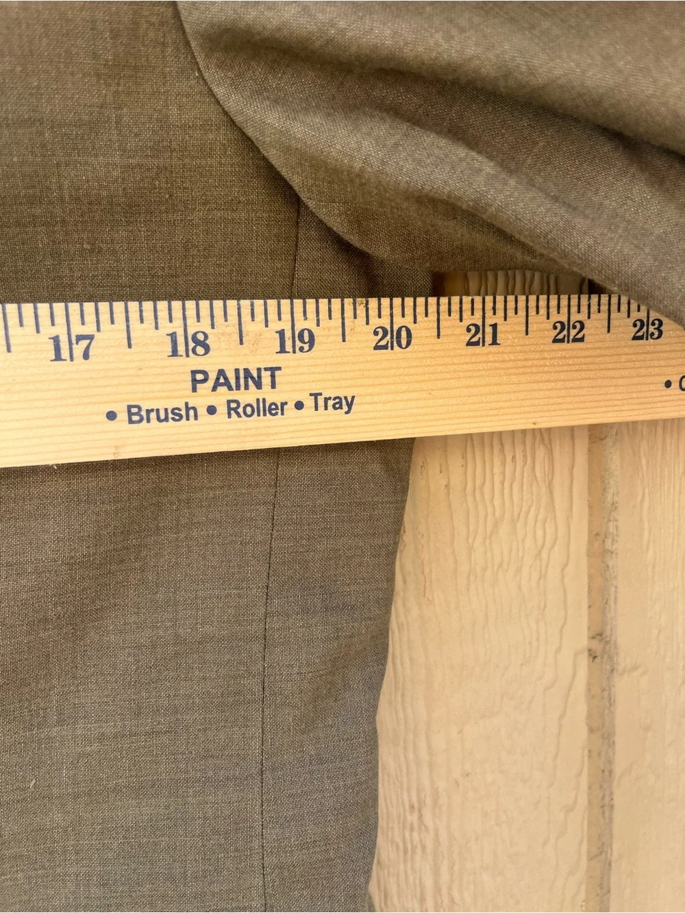 Express Extra Slim Olive Blazer Sport Coat 40R Gingham Lining Linen Old Money